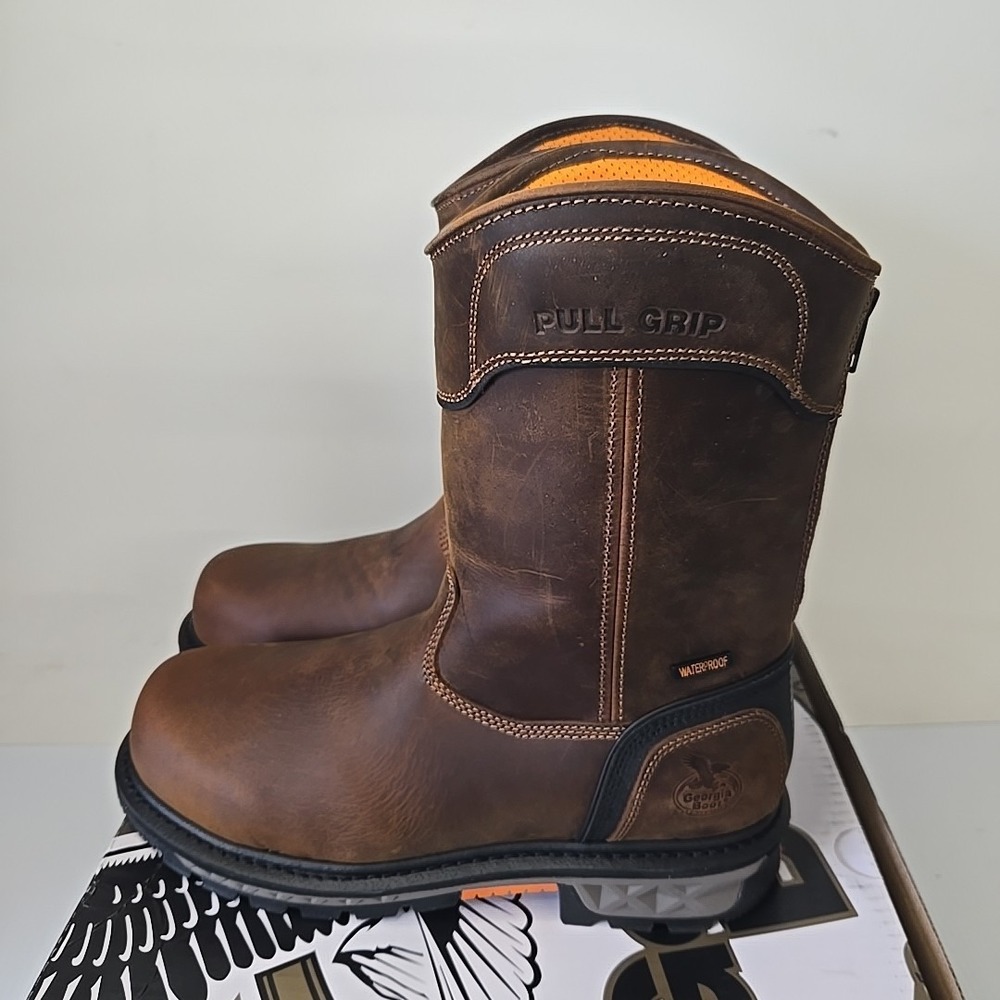 Georgia Boot Carbo-Tec LTX Waterproof Composite Toe Pull On Boot GB00394 10 W - Picture 3 of 8